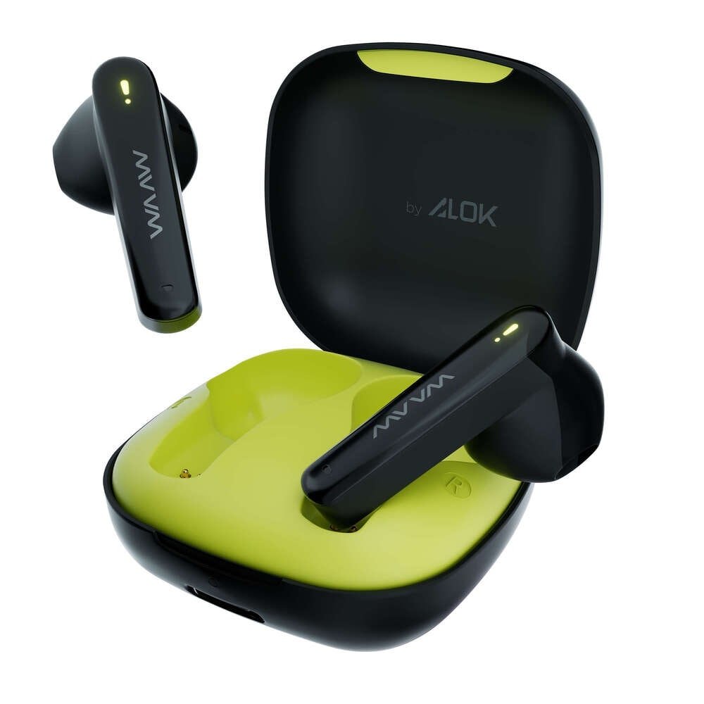 Fone de Ouvido Waaw 200EB Mob By Alok, Preto/Verde