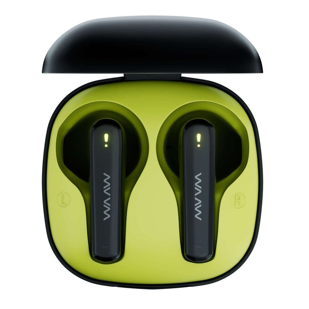 Fone de Ouvido Waaw 200EB Mob By Alok, Preto/Verde