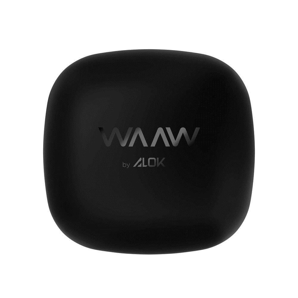 Fone de Ouvido Waaw 200EB Mob By Alok, Preto/Verde