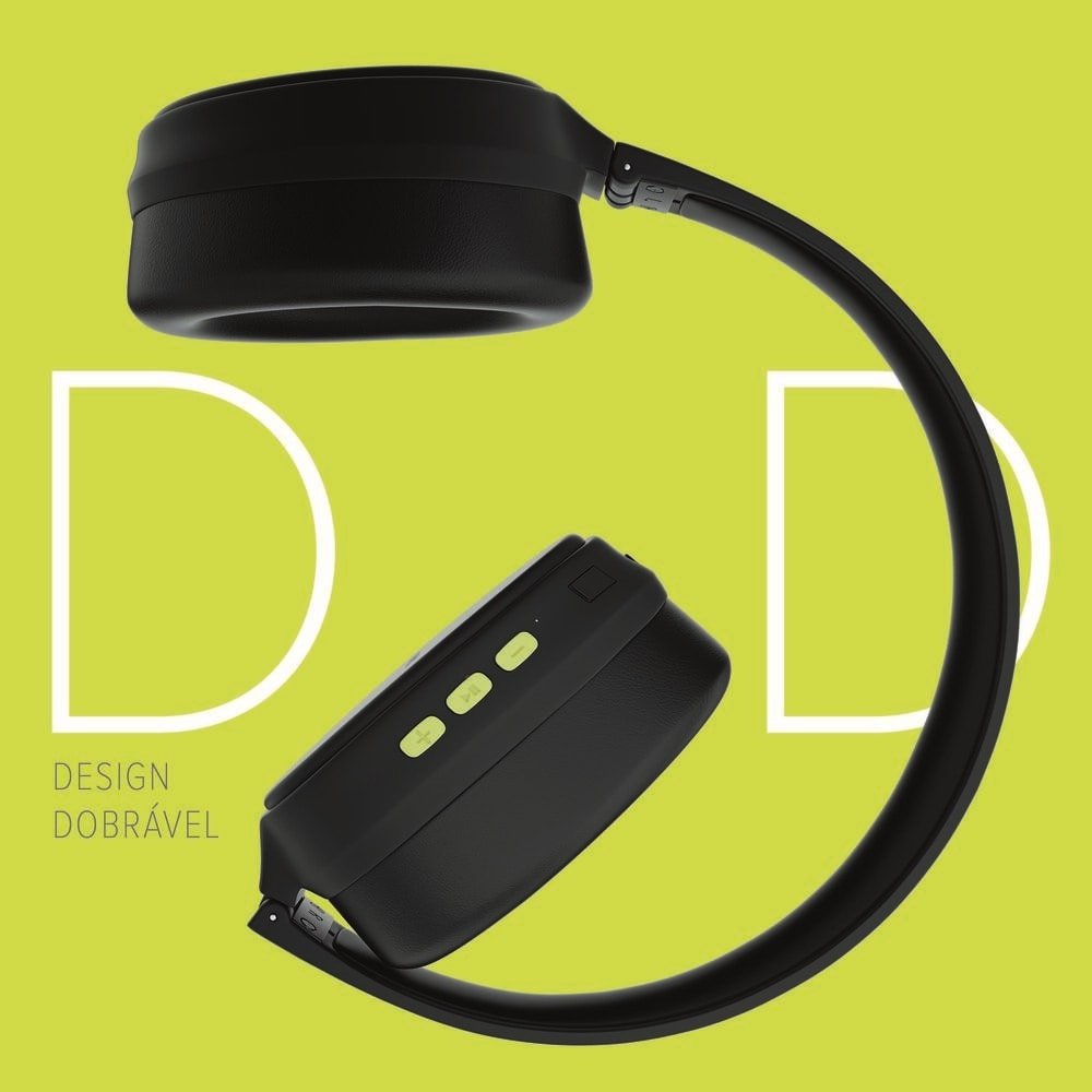 Fone de Ouvido Waaw Sense 200HB By Alok, Preto