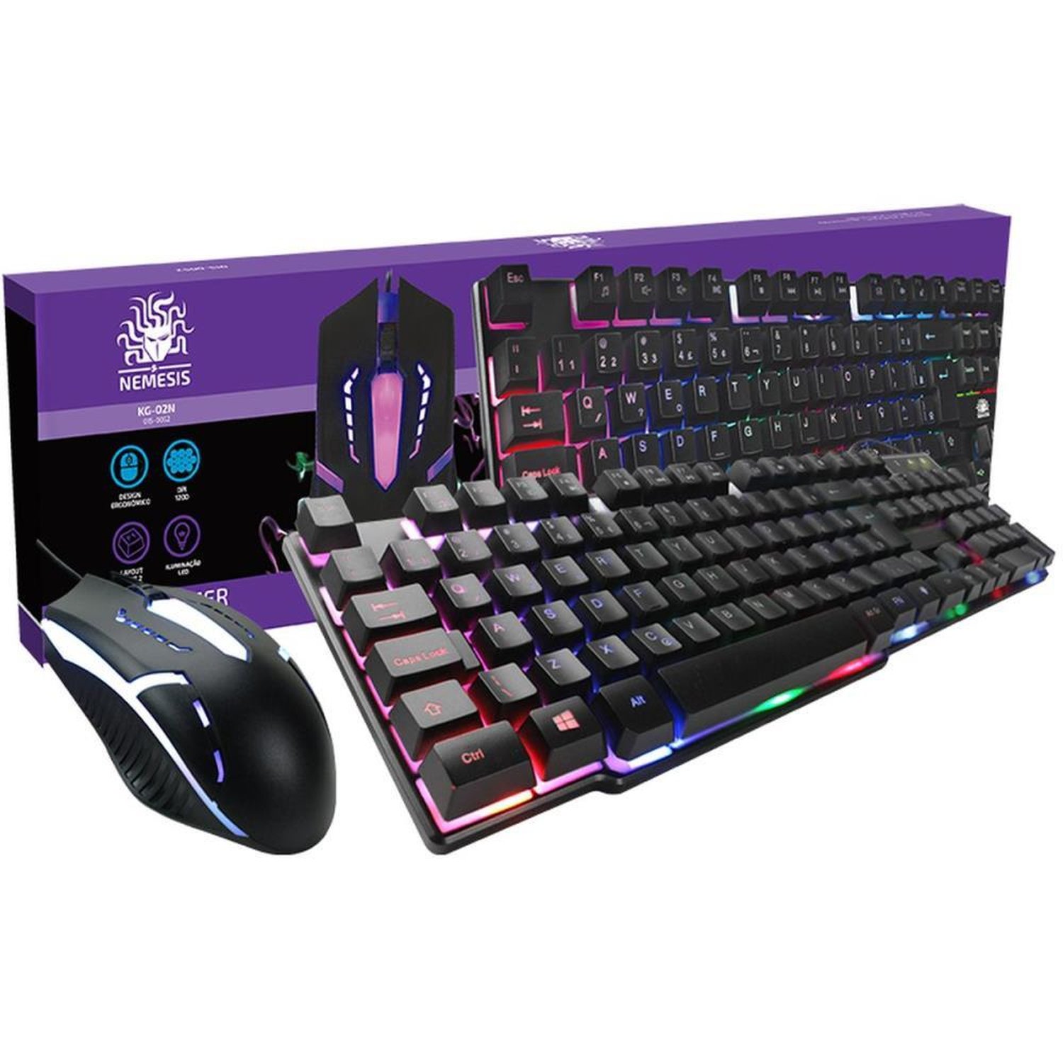 Kit Periféricos Teclado + Mouse Gamer Start Usb