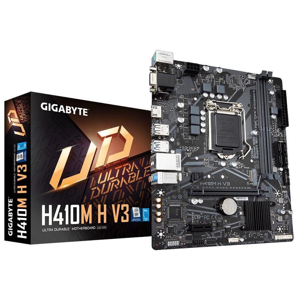 Placa Mãe Gigabyte H410m H V3 Lga 1200 Matx Ddr4