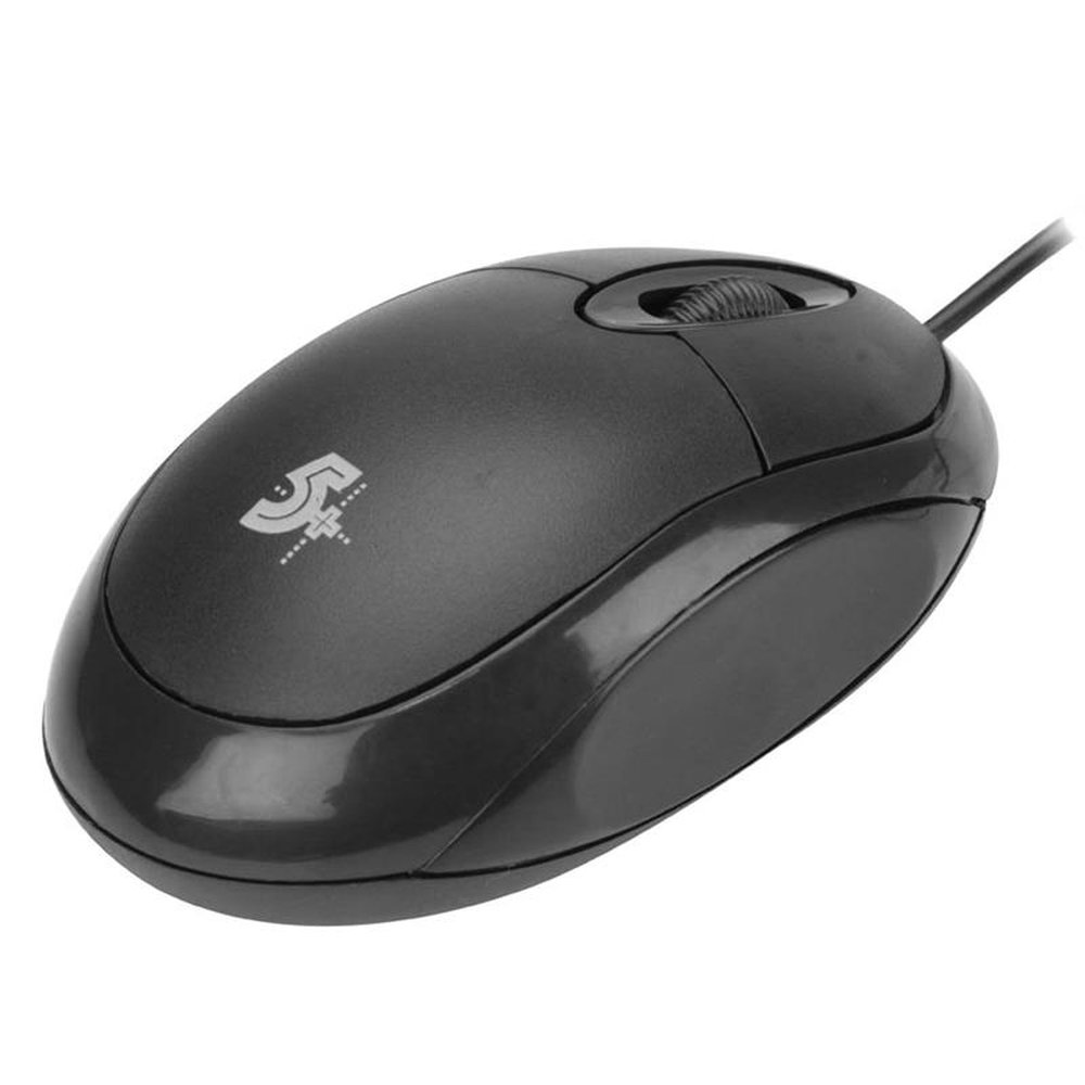 Mouse Ótico USB Office Preto 1000DPI