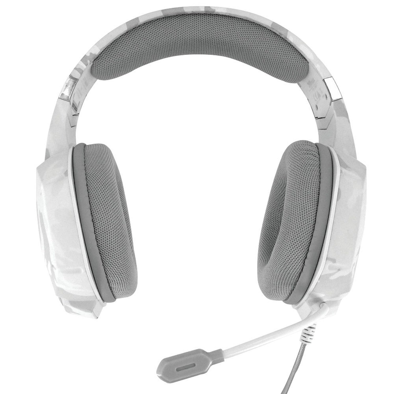 Headset Gamer Trust Gxt 322W Carus Camuflagem De Neve