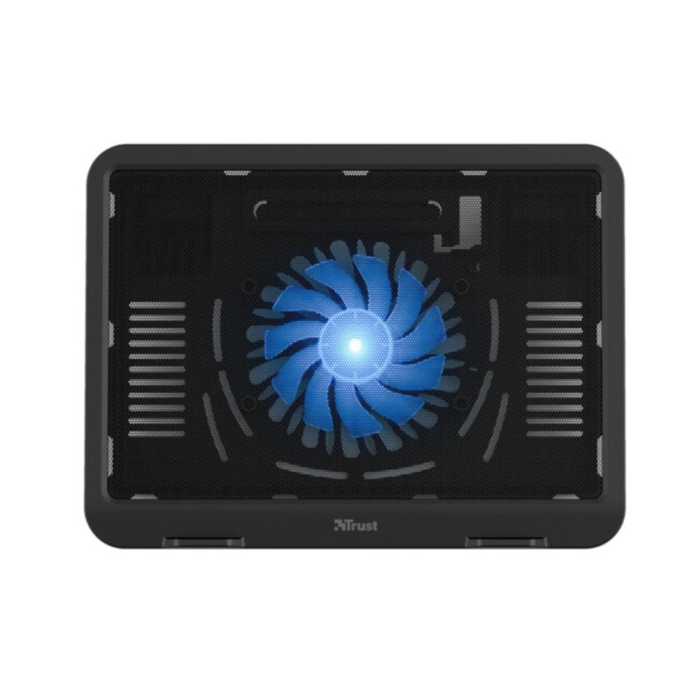 Suporte para Notebook Trust Ziva, com 1 Fan, Led Azul, até 16 polegadas