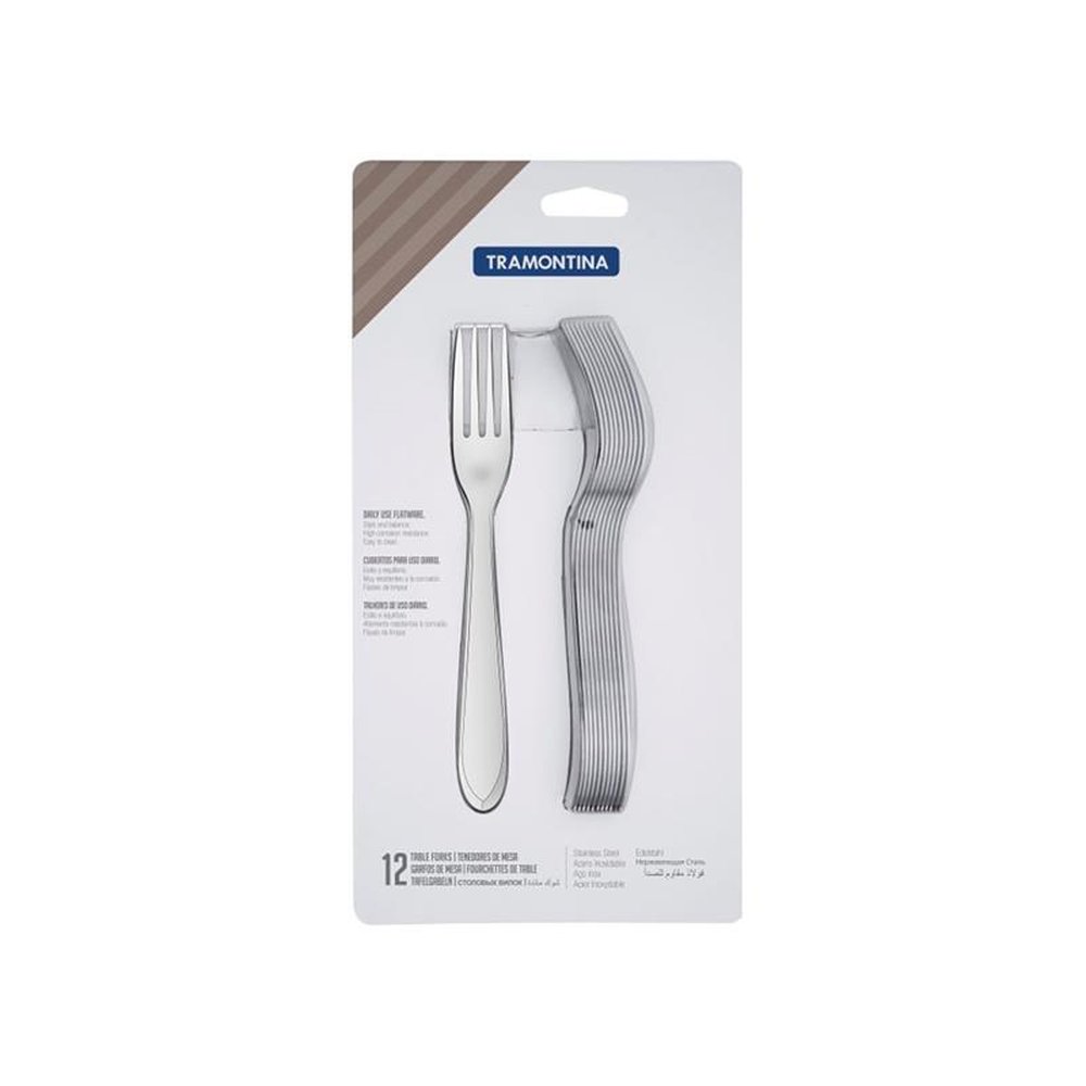 Garfo Mesa Inox com 12 peças Laguna Tramontina