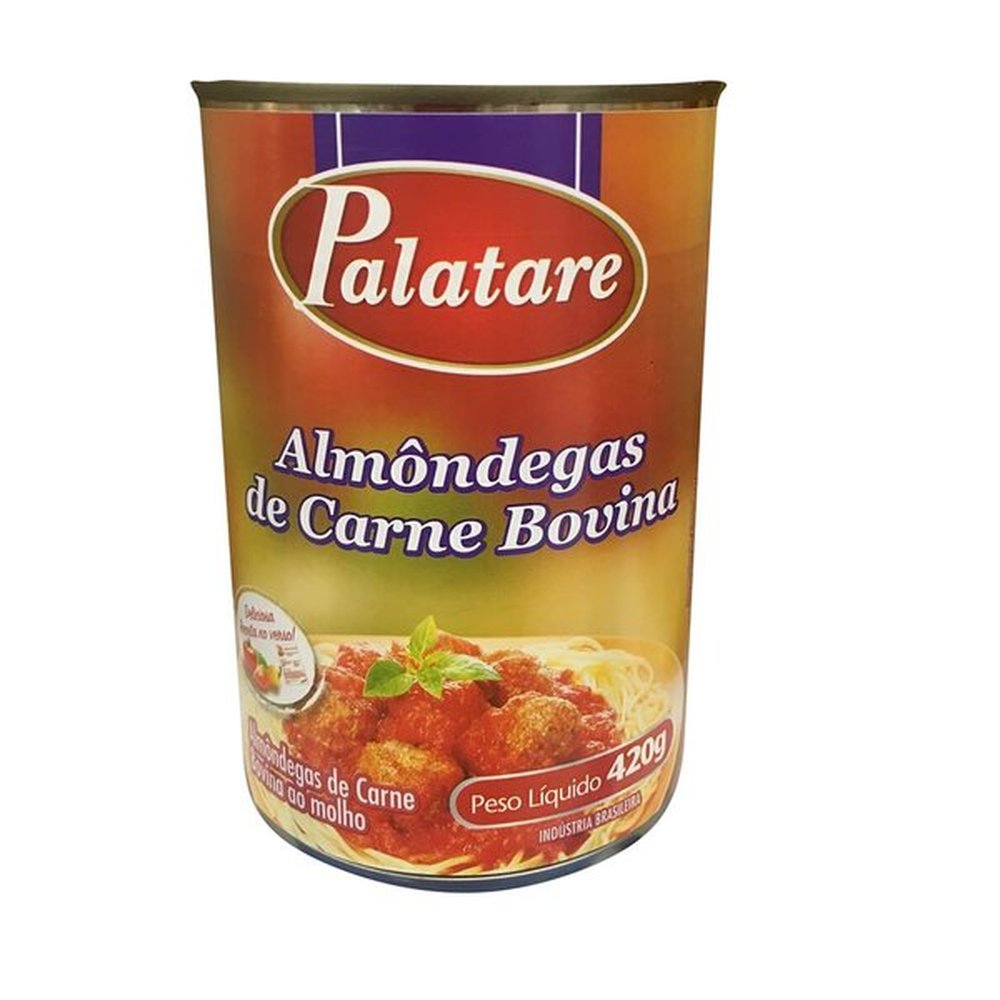 Almôndega Bovina Ao Molho Palatare 24X420G