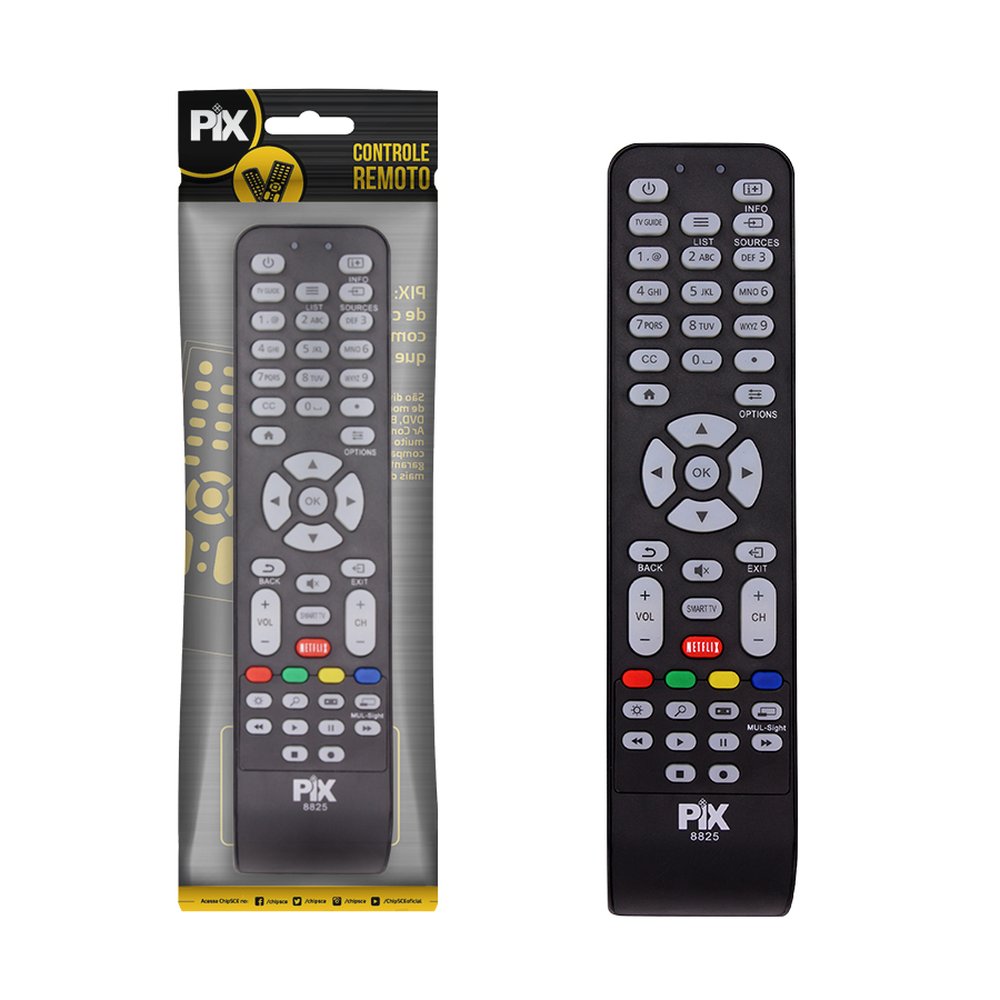 Controle Remoto Compativel Aoc Netflix Le32S5970/39/43S5977 - Marca Pix
