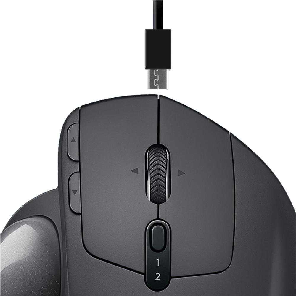 Mouse Logitech Mx Ergo Trackball Grafite