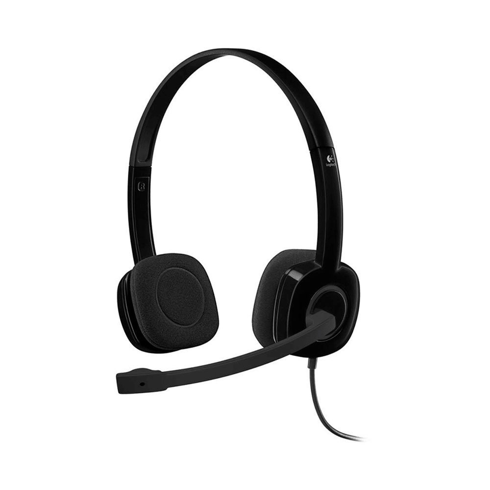 Headset Logitech Stereo H151 Preto