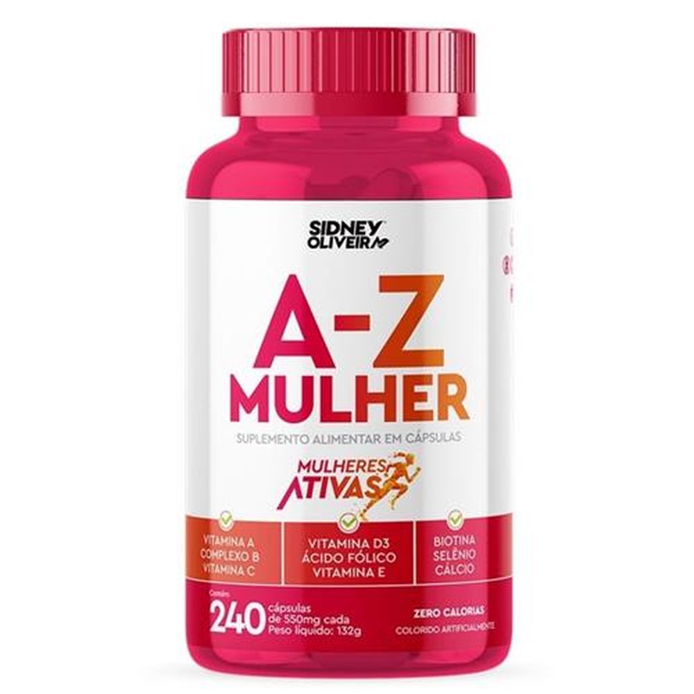 A-Z Mulher 240 Capsulas Mulheres Ativas So
