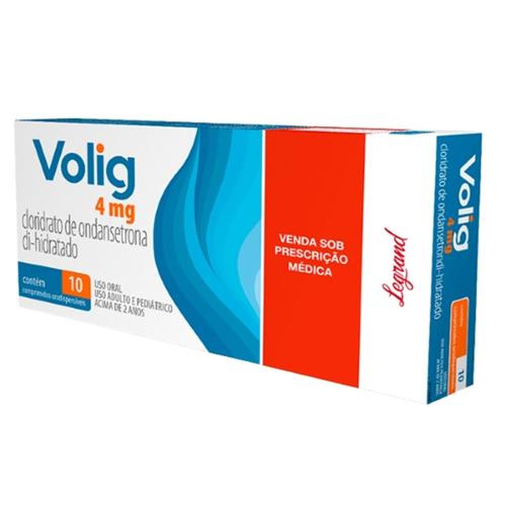 Volig 4mg, caixa com 10 comprimidos orodispersíveis