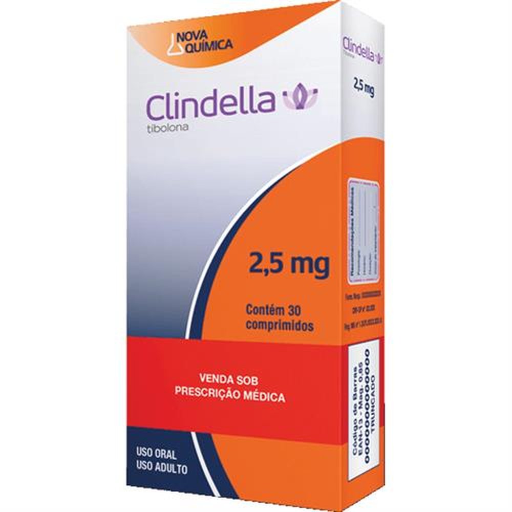 Clindella 2,5Mg Com 30 Comprimido - NOVA QUIMICA