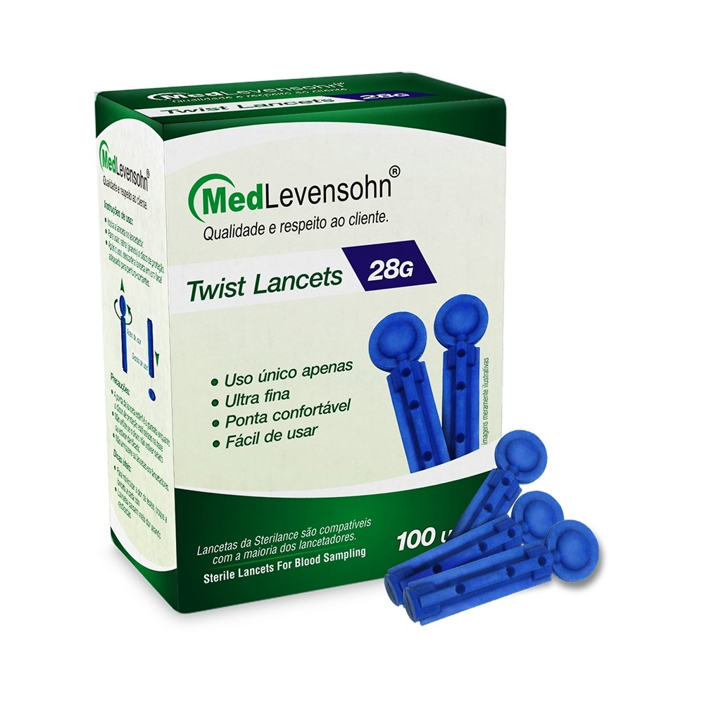 Lanceta Simples Twist Com 100 Medlevensohn