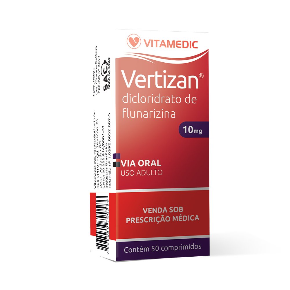 Vertizan 10Mg Com 50 Comprimido - VITAMEDIC | Martins Atacado