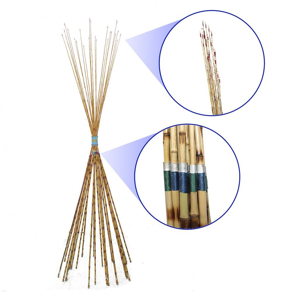 Vara De Bambu Ponta Fina Com Emenda nº 3
