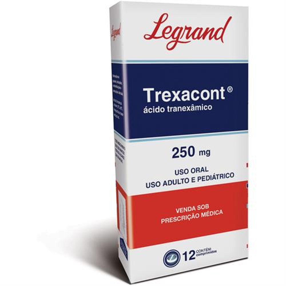 Trexacont 250Mg Com 12 Comprimido - LEGRAND TARJADO