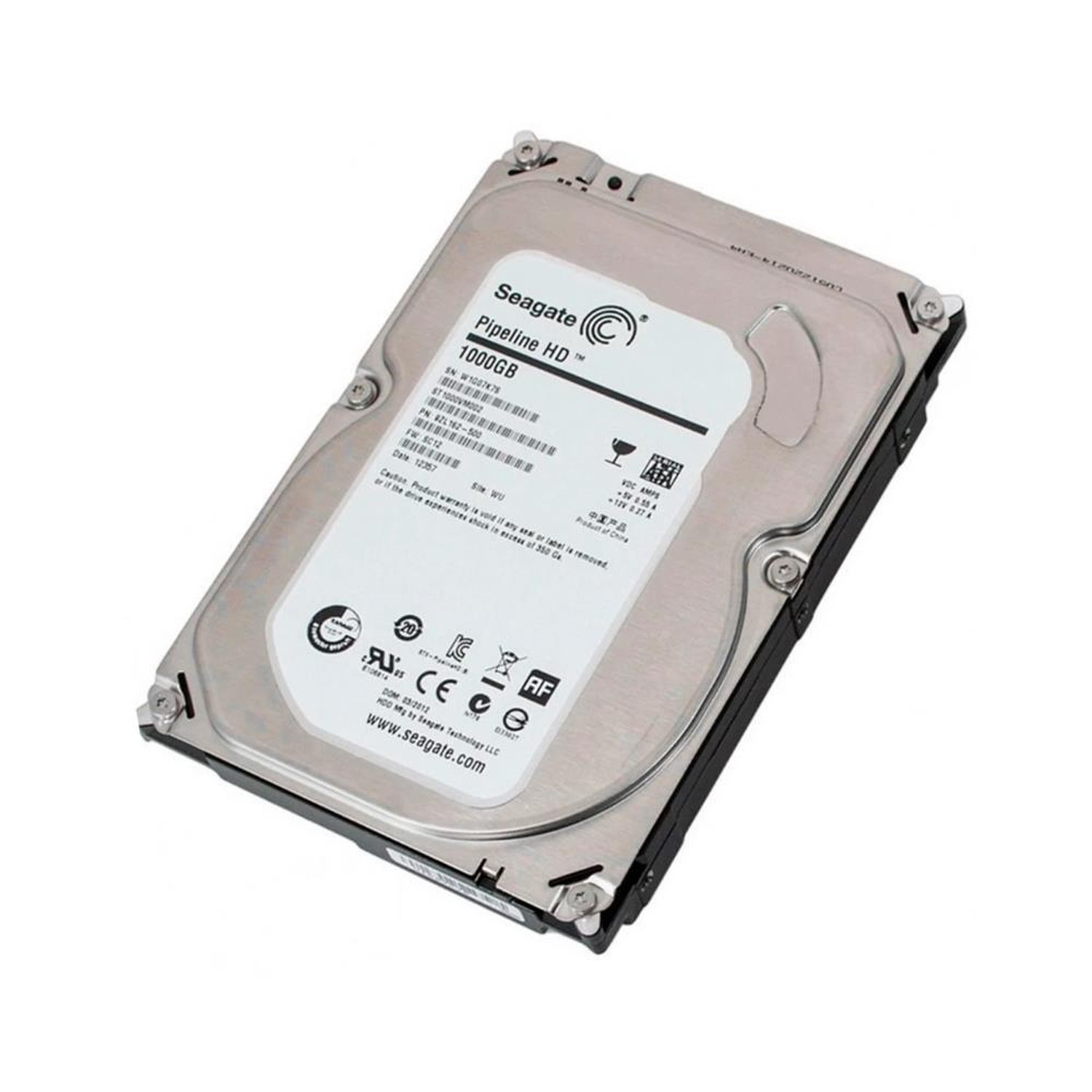 HD 1TB SATA III Seagate 64MB 5900RPM SATA 6.0Gb/s Pipeline - ST1000VM002