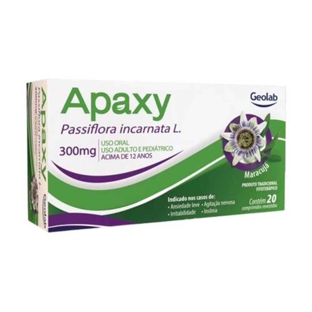 Apaxy 300mg caixa com 20 comprimidos revestidos