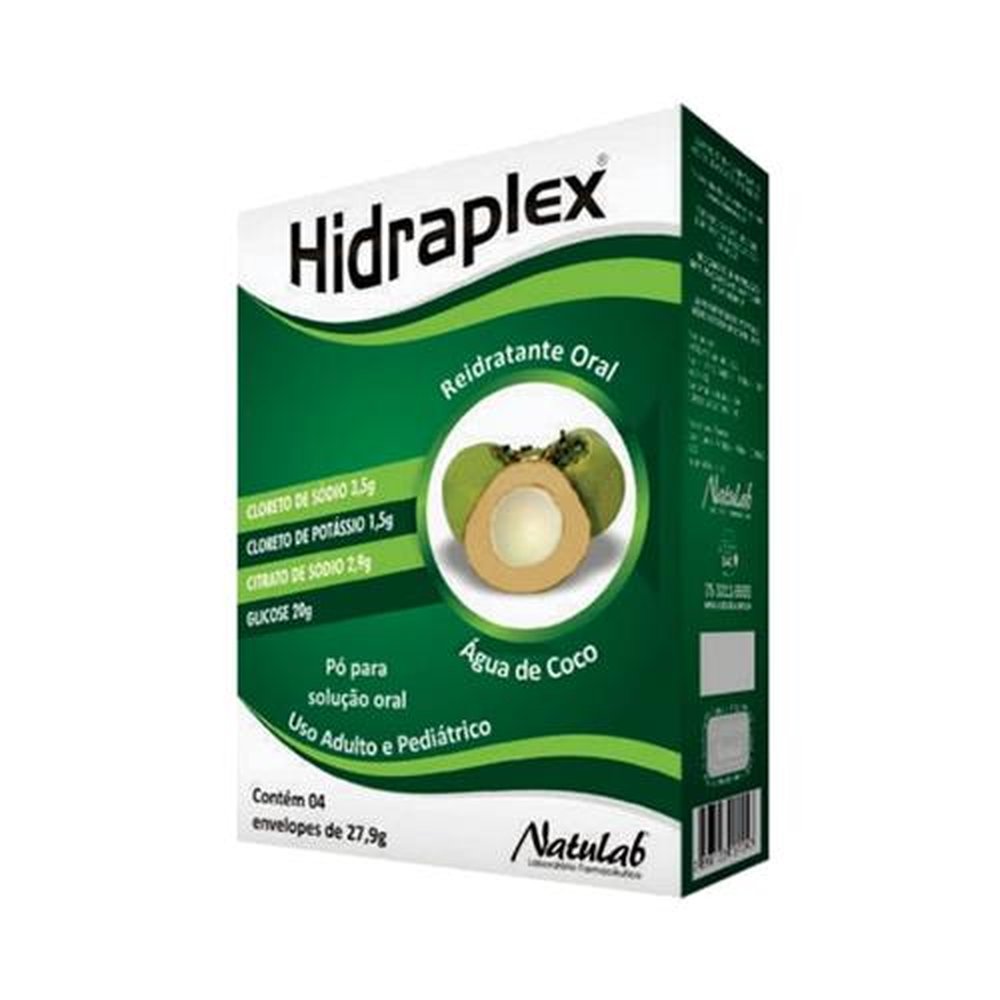 Hidraplex Agua de Coco 4 Envelopes - Natulab