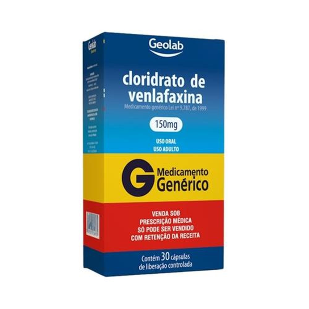 Cloridrato de Venlafaxina 150mg com 30 cápsulas