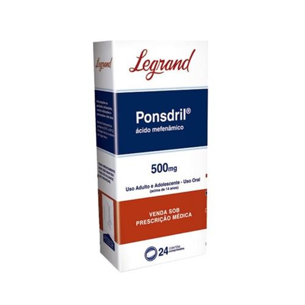 Ponsdril 500Mg com 24 comprimidos