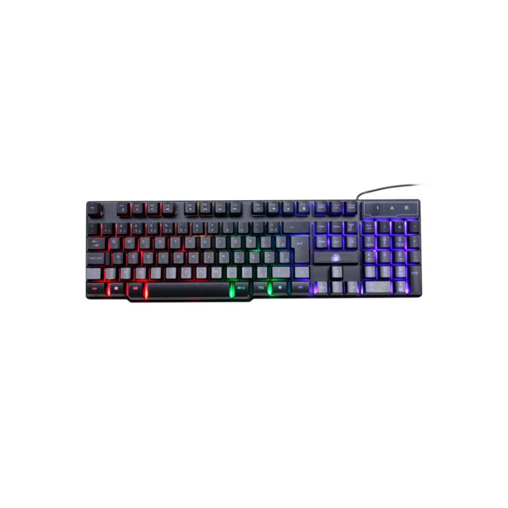 Teclado Gamer 5+ Start, RGB, ABNT2, com Conexão USB, 015-0085