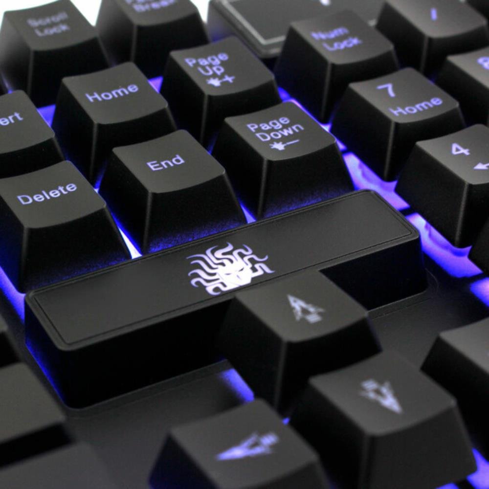 Teclado Gamer 5+ Start, RGB, ABNT2, com Conexão USB, 015-0085