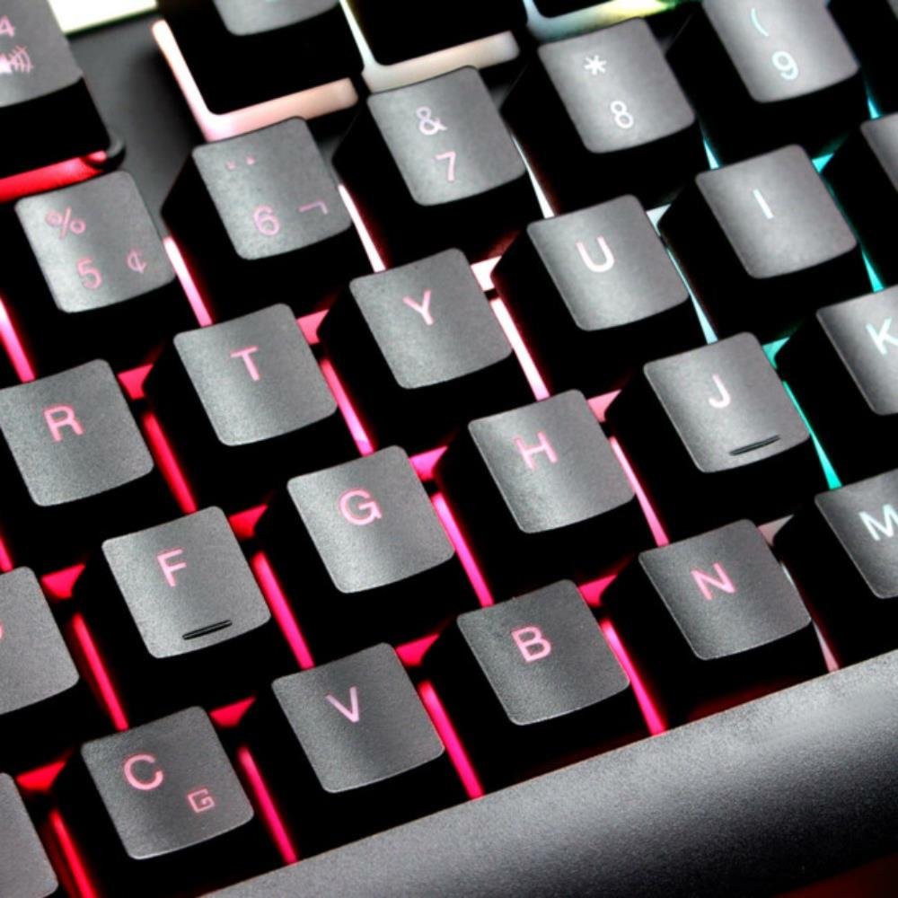 Teclado Gamer 5+ Start, RGB, ABNT2, com Conexão USB, 015-0085