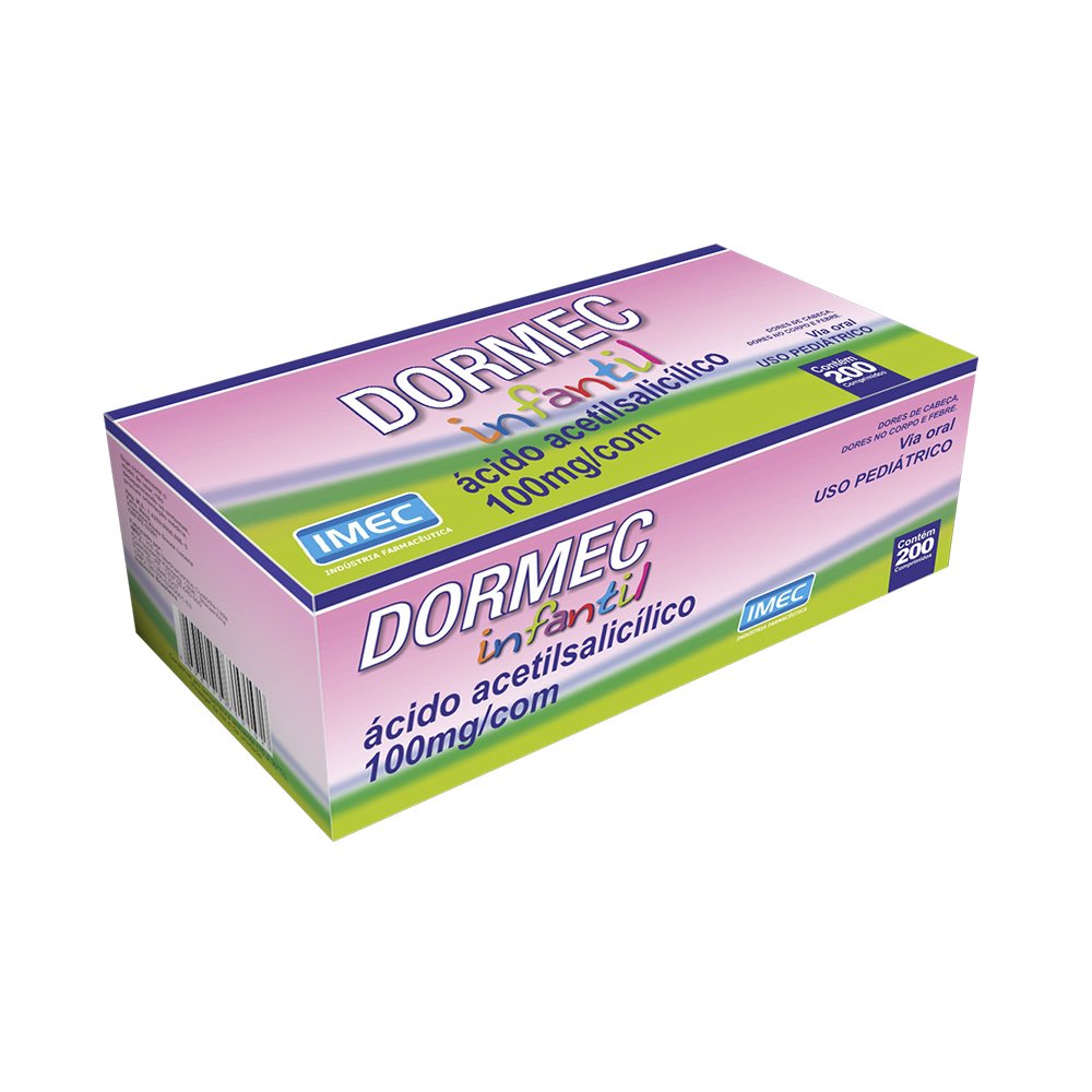 Dormec Infaltil 100Mg -20X10- Com 200 Comprimido - IMEC