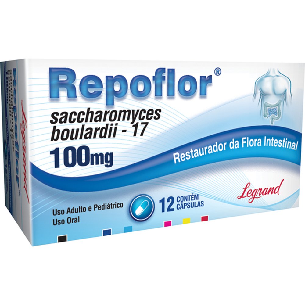 Repoflor 100Mg Frasco Com 12 Capsula - LEGRAND