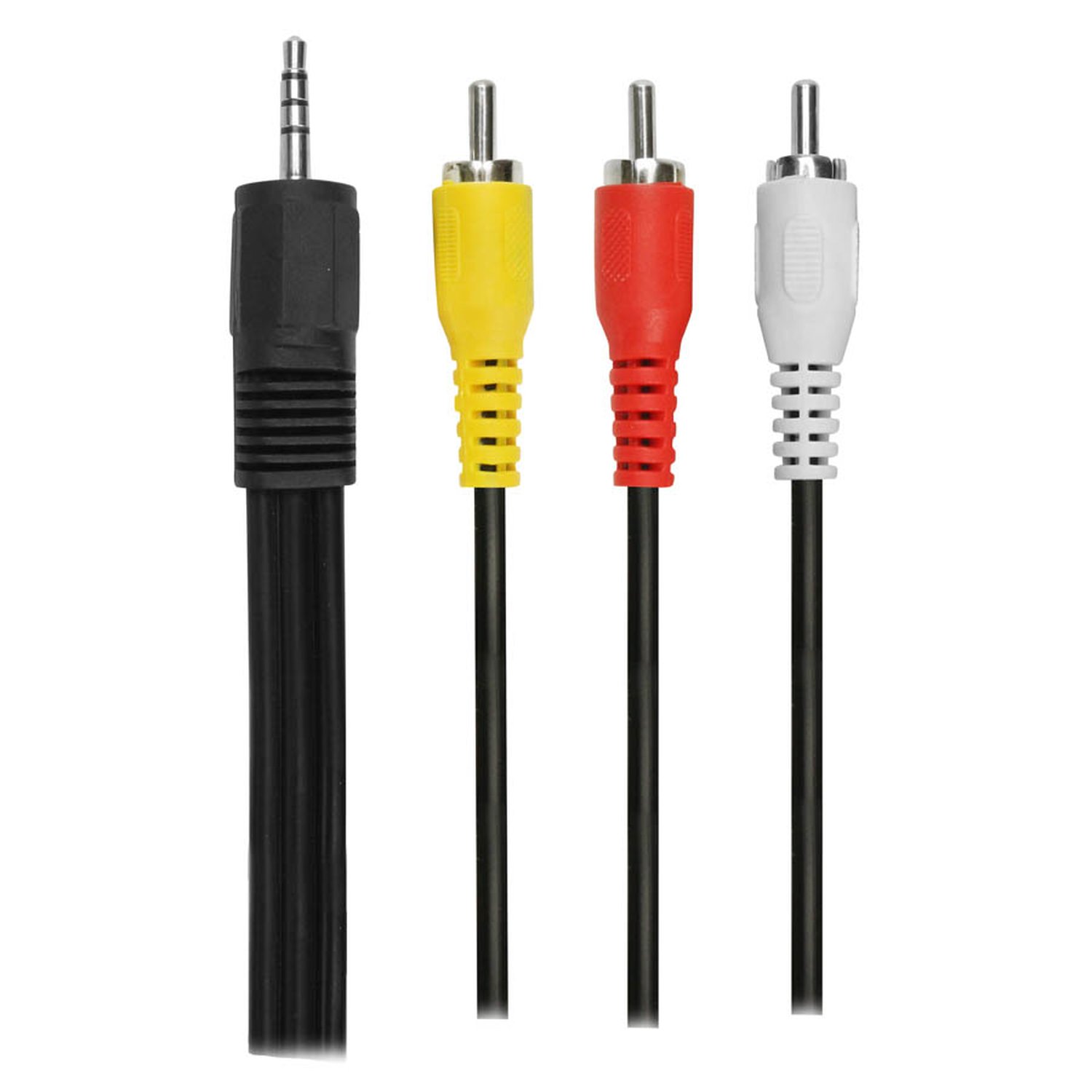 Cabo Rca Av - P3 Estereo + 3 Rca Macho - 1.3M