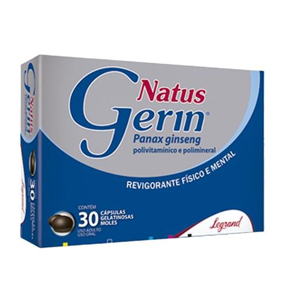 Natus Gerin Com 30 Capsula Gel - LEGRAND