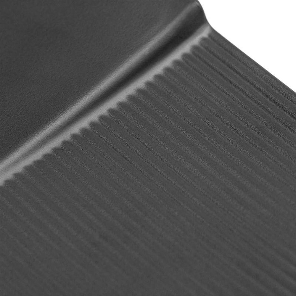 Prato Quadrado 23cm Melamina Profissional Black