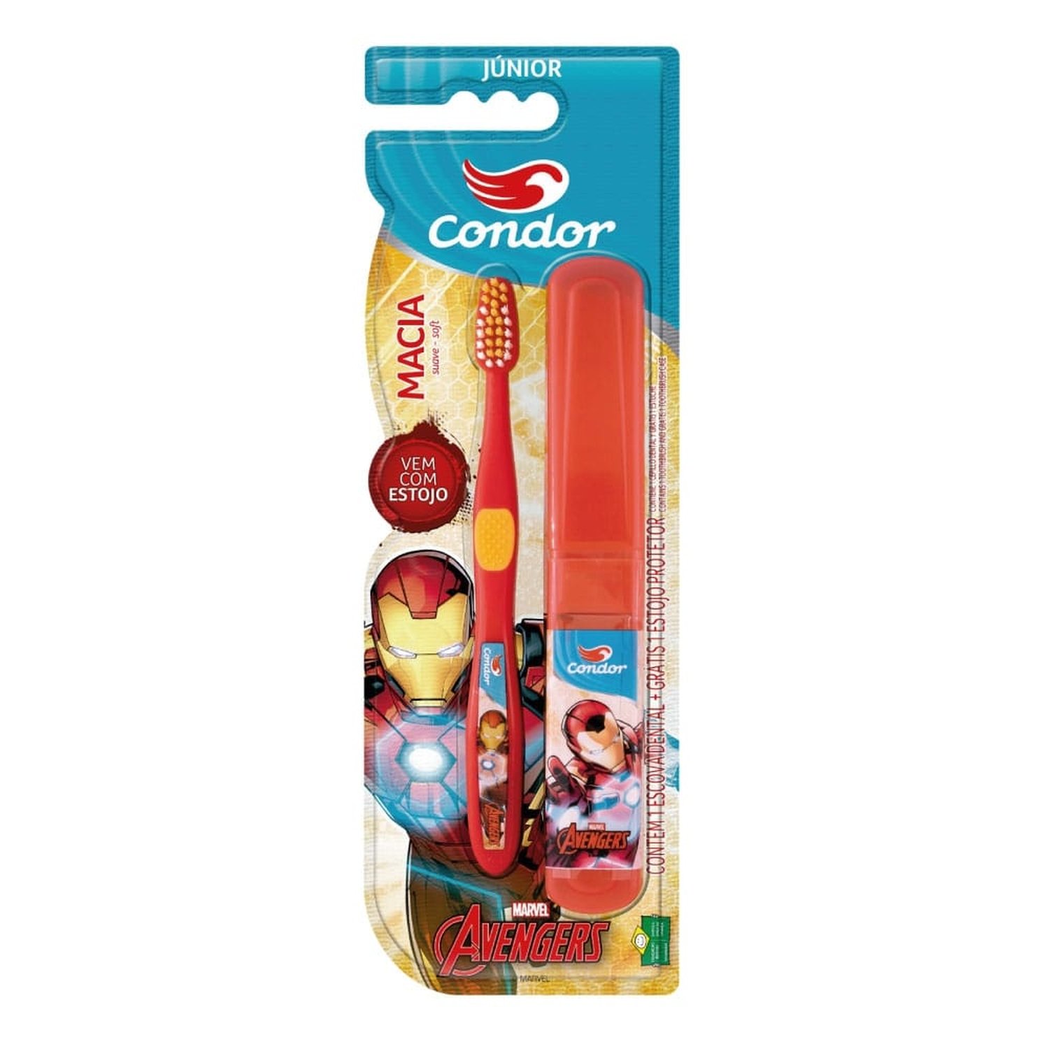 Escova Dental Condor Infantil Avengers