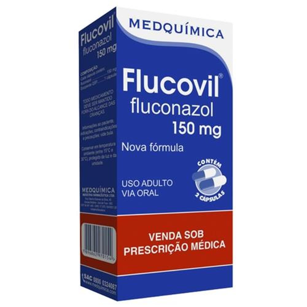 Flucovil 150Mg Com 2 Cápsulas