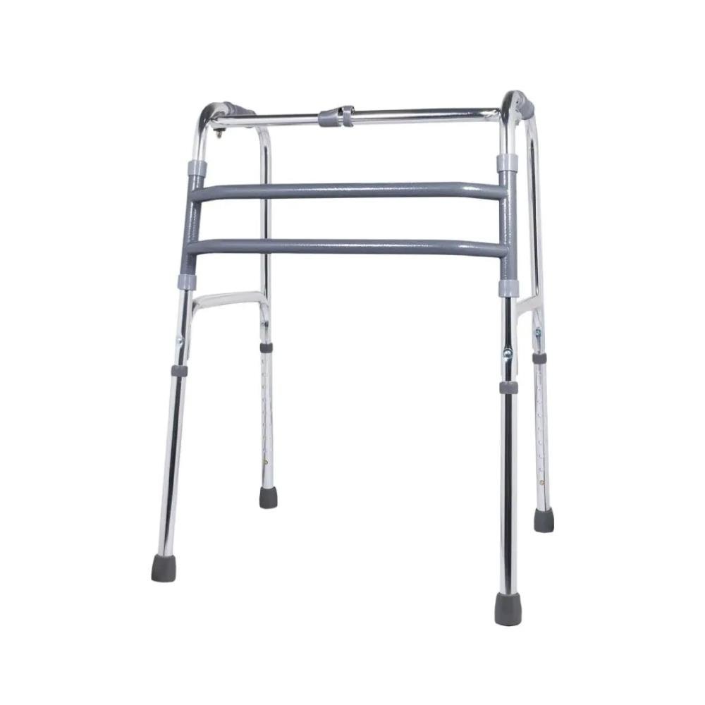 Andador Mercur De Aluminio Dobravel - Articulado - Prata