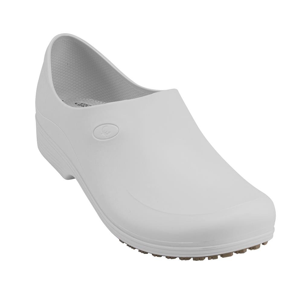 Sapato Ocupacional Sticky Shoes Tradicional Masculino - CA 39.674 - SSM - Branco Tamanho 42