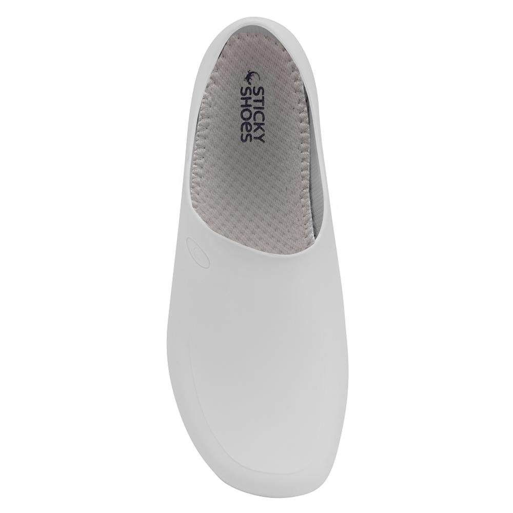 Sapato Ocupacional Sticky Shoes Tradicional Masculino - CA 39.674 - SSM - Branco Tamanho 42