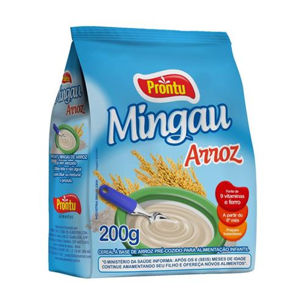 Mingau De Arroz Prontu 25x200g