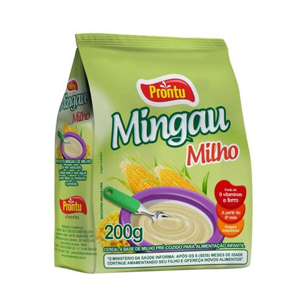 Mingau De Milho Prontu 25x200g