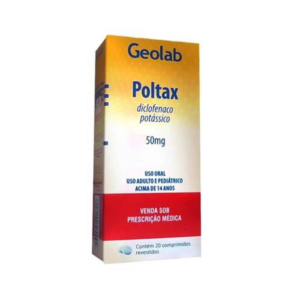 Poltax 50mg 20 Comprimidos Revestidos