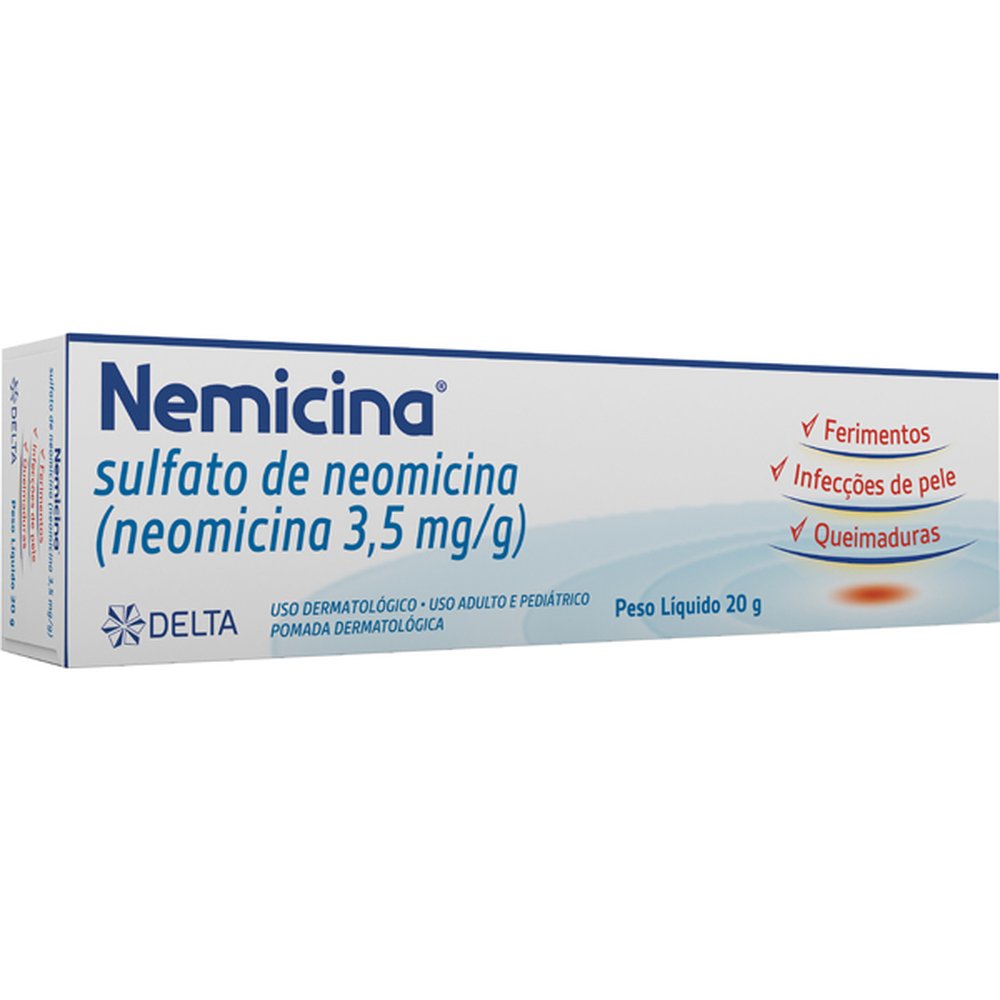 Nemicina 5,0Mg-G Pomada Bisnaga 20 Gramas - DELitroA