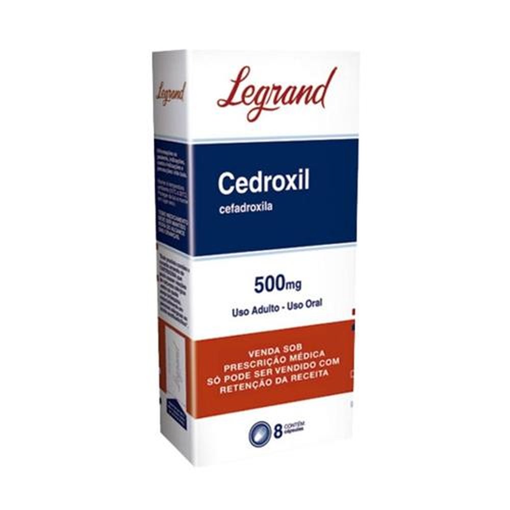 Cefadroxila -Cedroxil- 500Mg Com 8 Capsula - LEGRAND | Martins Atacado
