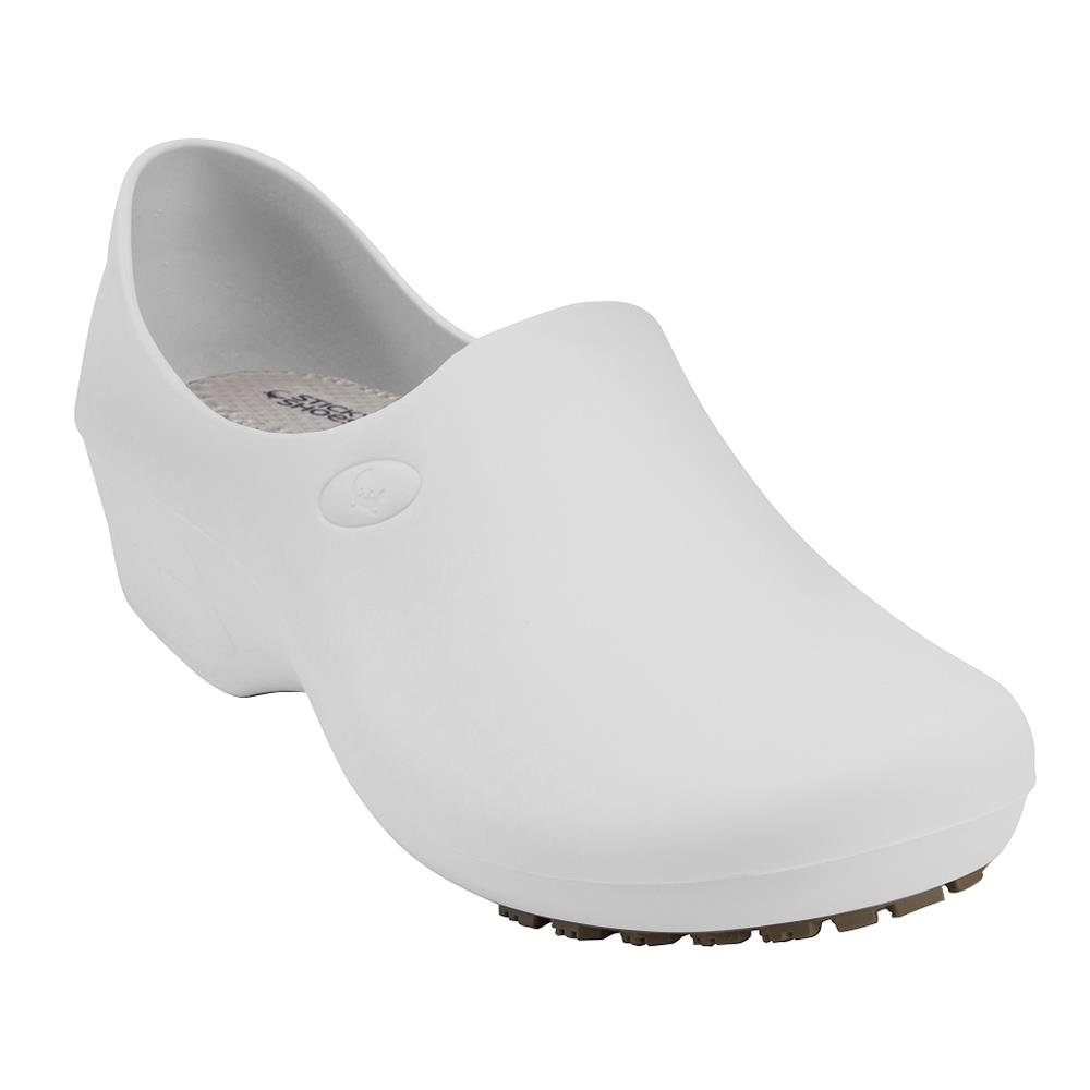 Sapato Ocupacional Sticky Shoes Tradicional Feminino Branco CA 39.848 nº 39