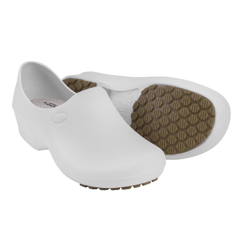 Sapato Ocupacional Sticky Shoes Tradicional Feminino Branco CA 39.848 nº 39