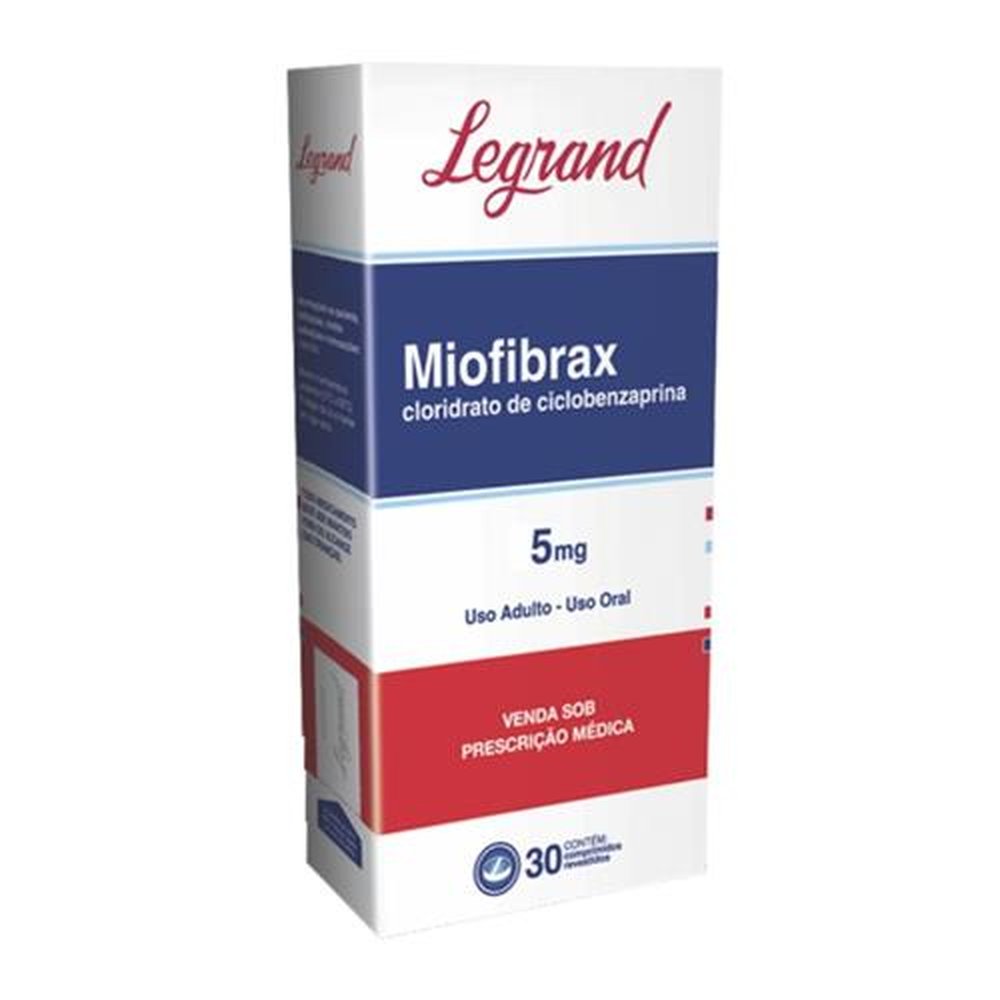 Miofibrax 5Mg com 30 comprimidos