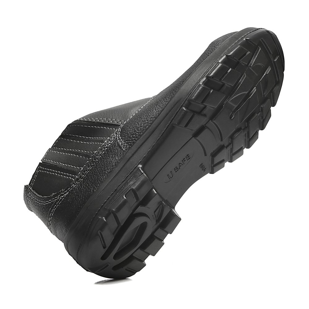 Botina Seguranca Bracol Elastico PU Bidensidade CA48413 Preto Biqueira PVC 38