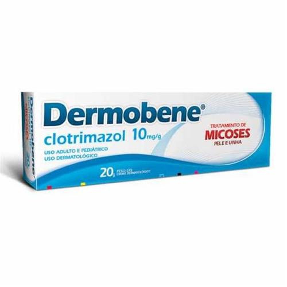 Dermobene 10mg/g, Caixa Com 1 Bisnaga Com 20g de Creme de Uso Dermatológico