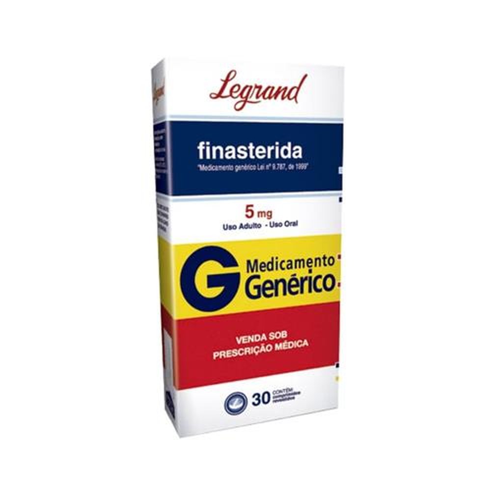 Finasterida 5mg Caixa Com 30 Comprimidos Revestidos